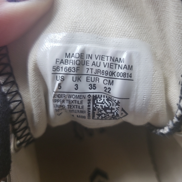 Converse all star low tops with floral design - Picture 5 of 5